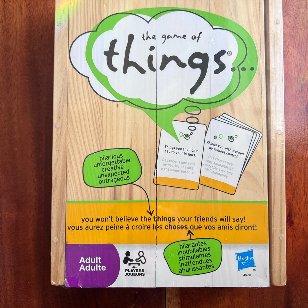 3/$50 ✨ —BNIB The Game of Things Board Game